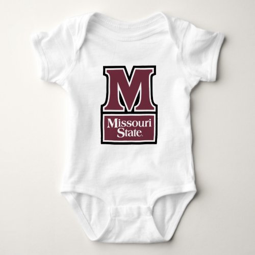 Missouri State M Baby Bodysuit