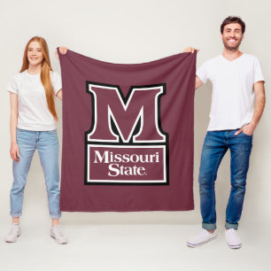 Missouri State M Fleece Blanket