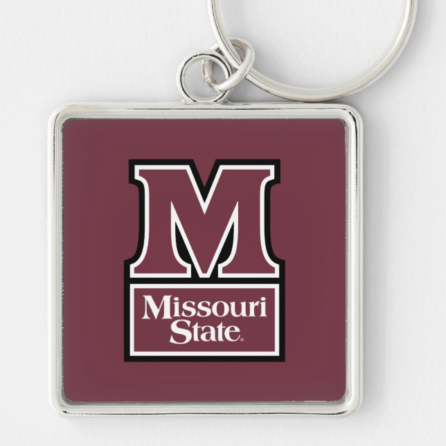 Missouri State M Keychain (Front)
