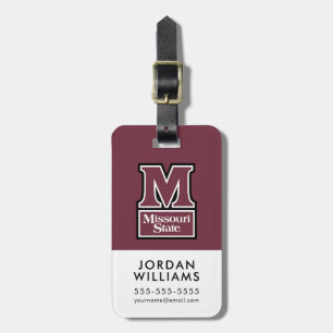 Missouri State M Luggage Tag