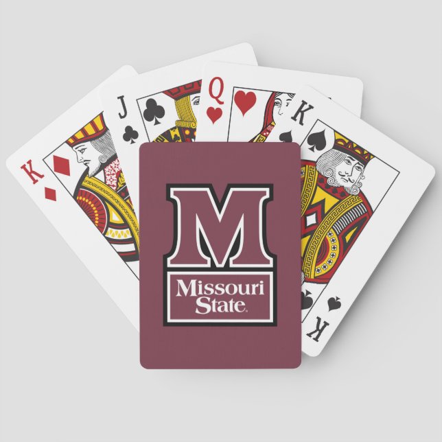 Missouri State M Poker Cards (Back)