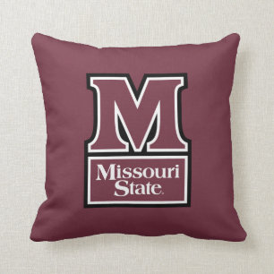 Missouri State M Throw Pillow