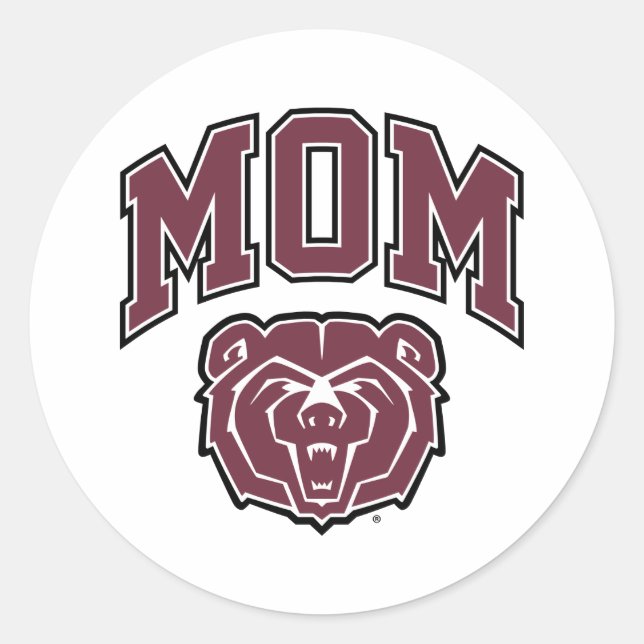 Missouri State Mom Classic Round Sticker (Front)
