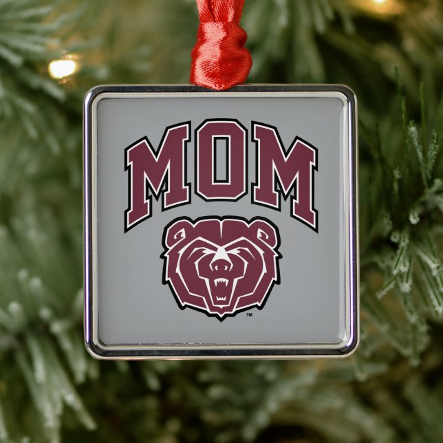 Missouri State Mom Metal Ornament (Tree)