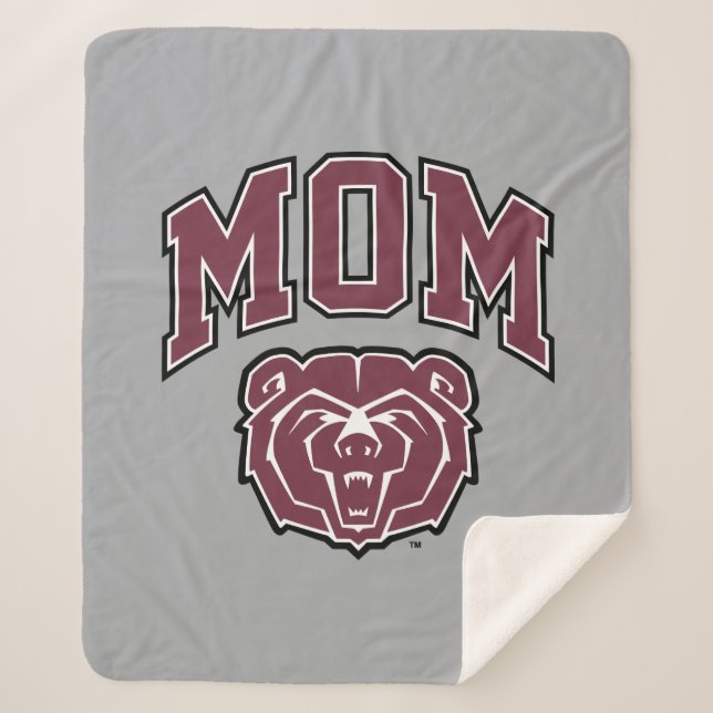 Missouri State Mom Sherpa Blanket (Front)