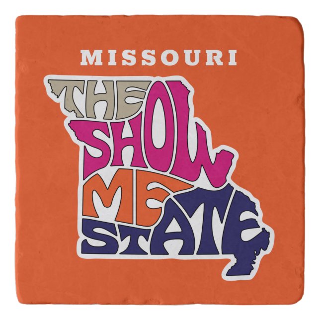 Missouri State Nickname Word Art Trivet (Front)