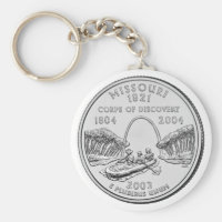 Missouri State Quarter Keychain