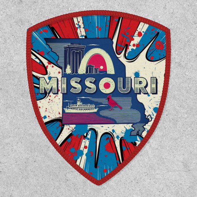 Missouri State Travel Badge Patch (Front)