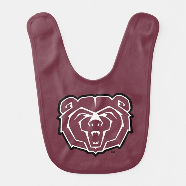 Missouri State University Bears Baby Bib (Front)