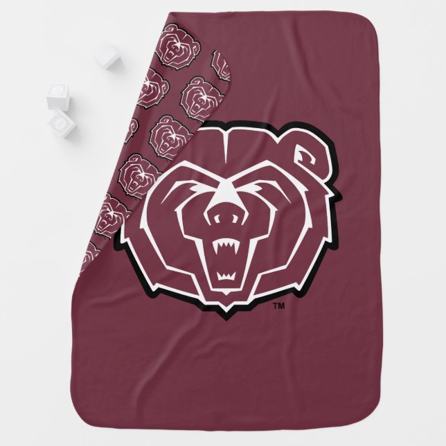 Missouri State University Bears Baby Blanket (In Situ)