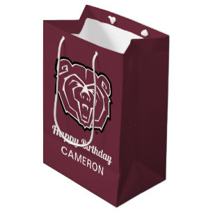 Missouri State University Bears Birthday Medium Gift Bag