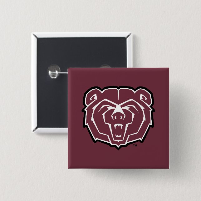 Missouri State University Bears Button (Front & Back)