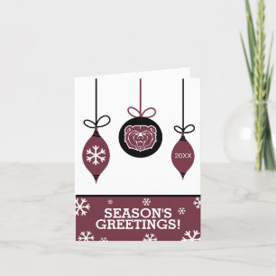 Missouri State University Bears Christmas Holiday Card