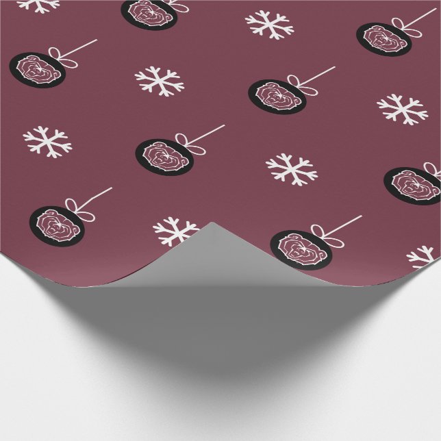 Missouri State University Bears Christmas Wrapping Paper (Corner)