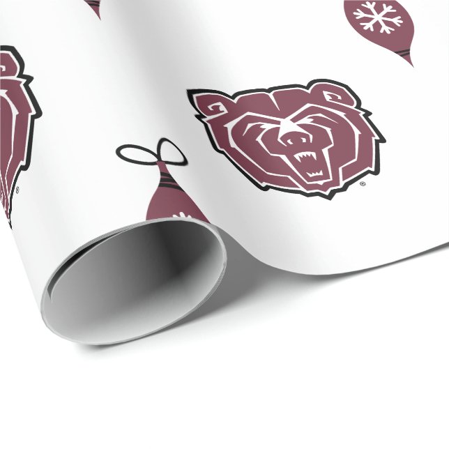 Missouri State University Bears Christmas Wrapping Paper (Roll Corner)