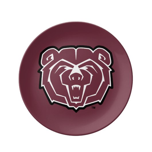 Missouri State University Bears Dinner Plate (Front)
