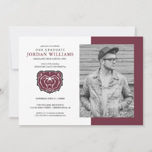 Missouri State University Bears Graduation Announcement