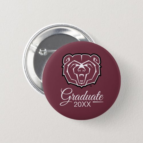 Missouri State University Bears Graduation Button