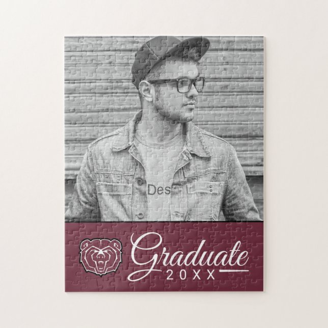 Missouri State University Bears Graduation Jigsaw Puzzle (Vertical)