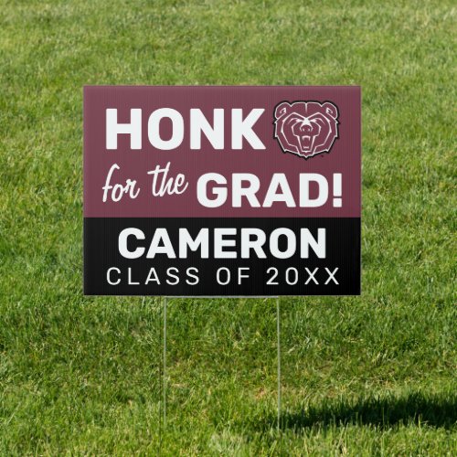 Missouri State University Bears Graduation Sign