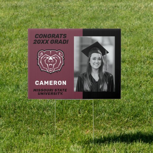 Missouri State University Bears Graduation Sign