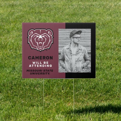 Missouri State University Bears Graduation Sign