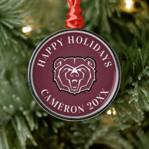 Missouri State University Bears Metal Ornament
