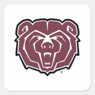 Missouri State University Bears Square Sticker
