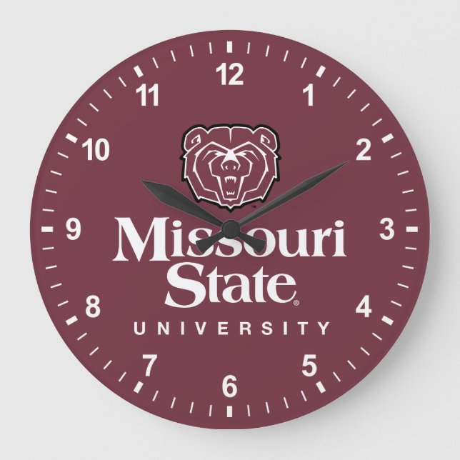 Missouri State University Large Clock (Front)