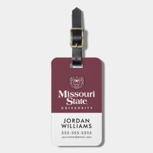 Missouri State University Luggage Tag