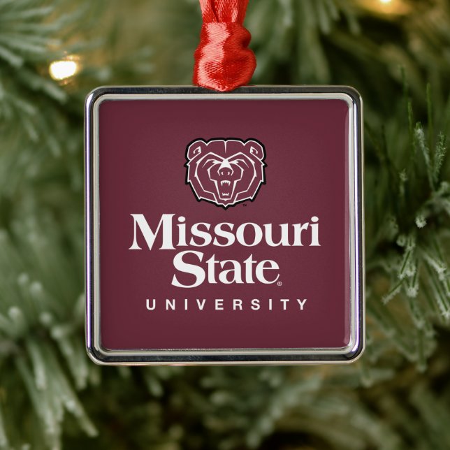 Missouri State University Metal Ornament (Tree)