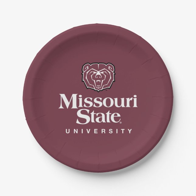 Missouri State University Paper Plates (Front)