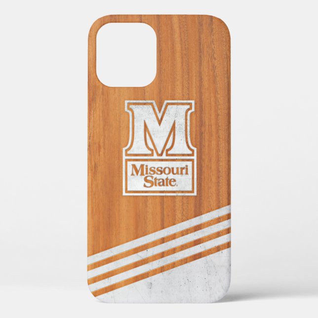 Missouri State Wood and Concrete Case-Mate iPhone Case (Back)