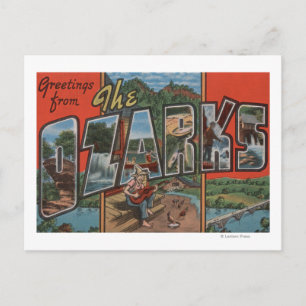 Missouri - The Ozarks - Large Letter Scenes Postcard