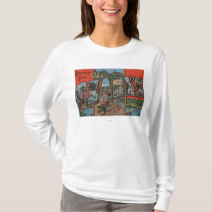 Missouri - The Ozarks - Large Letter Scenes T-Shirt