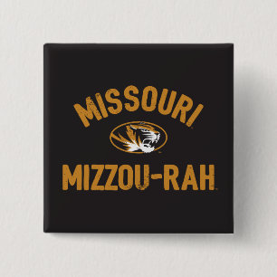 Missouri TIgers Mizzou - Rah - Retro Button