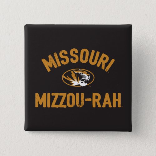 Missouri TIgers  Mizzou _ Rah _ Retro Button