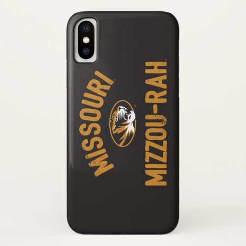 Missouri TIgers  Mizzou _ Rah _ Retro iPhone X Case
