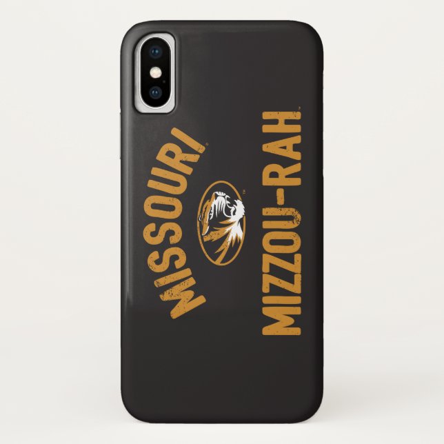 Missouri TIgers | Mizzou - Rah - Retro Case-Mate iPhone Case (Back)