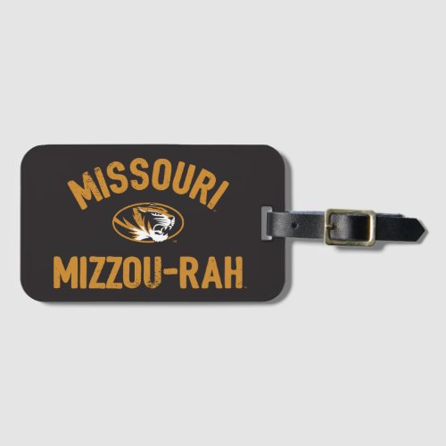 Missouri TIgers  Mizzou _ Rah _ Retro Luggage Tag