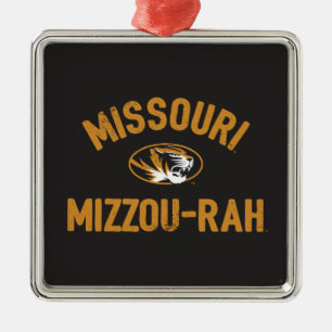 Missouri TIgers Mizzou - Rah - Retro Metal Ornament