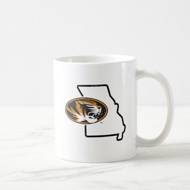 Missouri Tigers | Vintage State Logo Coffee Mug (Right)