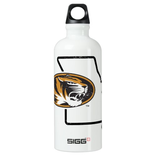 Missouri Tigers  Vintage State Logo Water Bottle