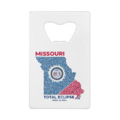 Missouri Total Eclipse Credit Card Bottle Opener (Back)