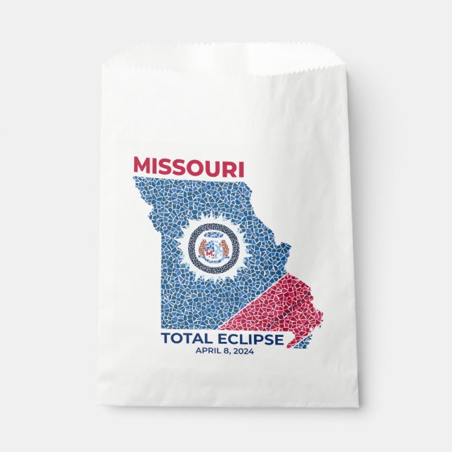 Missouri Total Eclipse Favor Bag (Front)