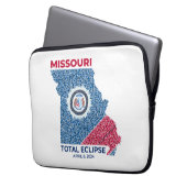 Missouri Total Eclipse Laptop Sleeve (Front Left)