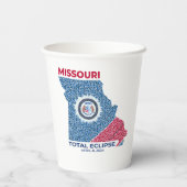 Missouri Total Eclipse Paper Cups (Back)