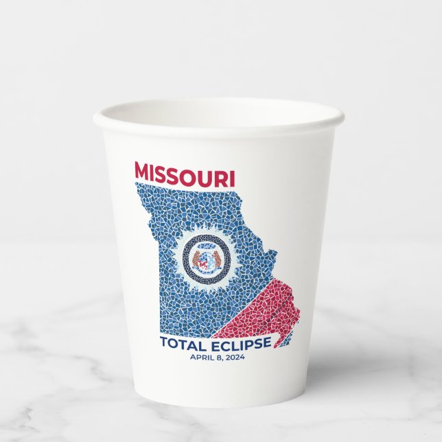 Missouri Total Eclipse Paper Cups (Front)
