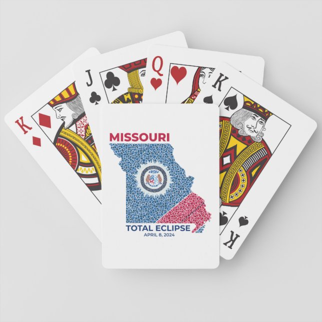 Missouri Total Eclipse Playing Cards (Back)