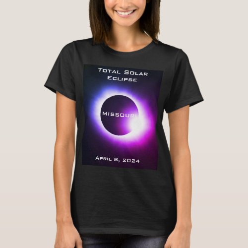 Missouri Total solar eclipse April 8 2024 T_Shirt